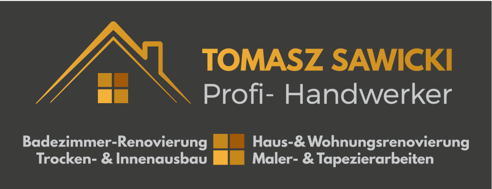 Logo Tomasz Sawicki, Profi-Handwerker für Renovierungen