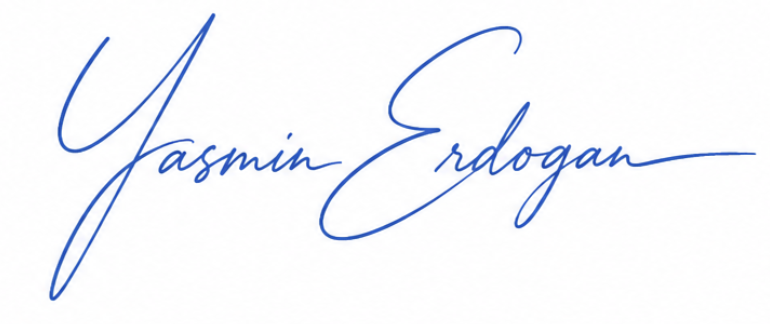 Unterschrift Yasmin Erdogan