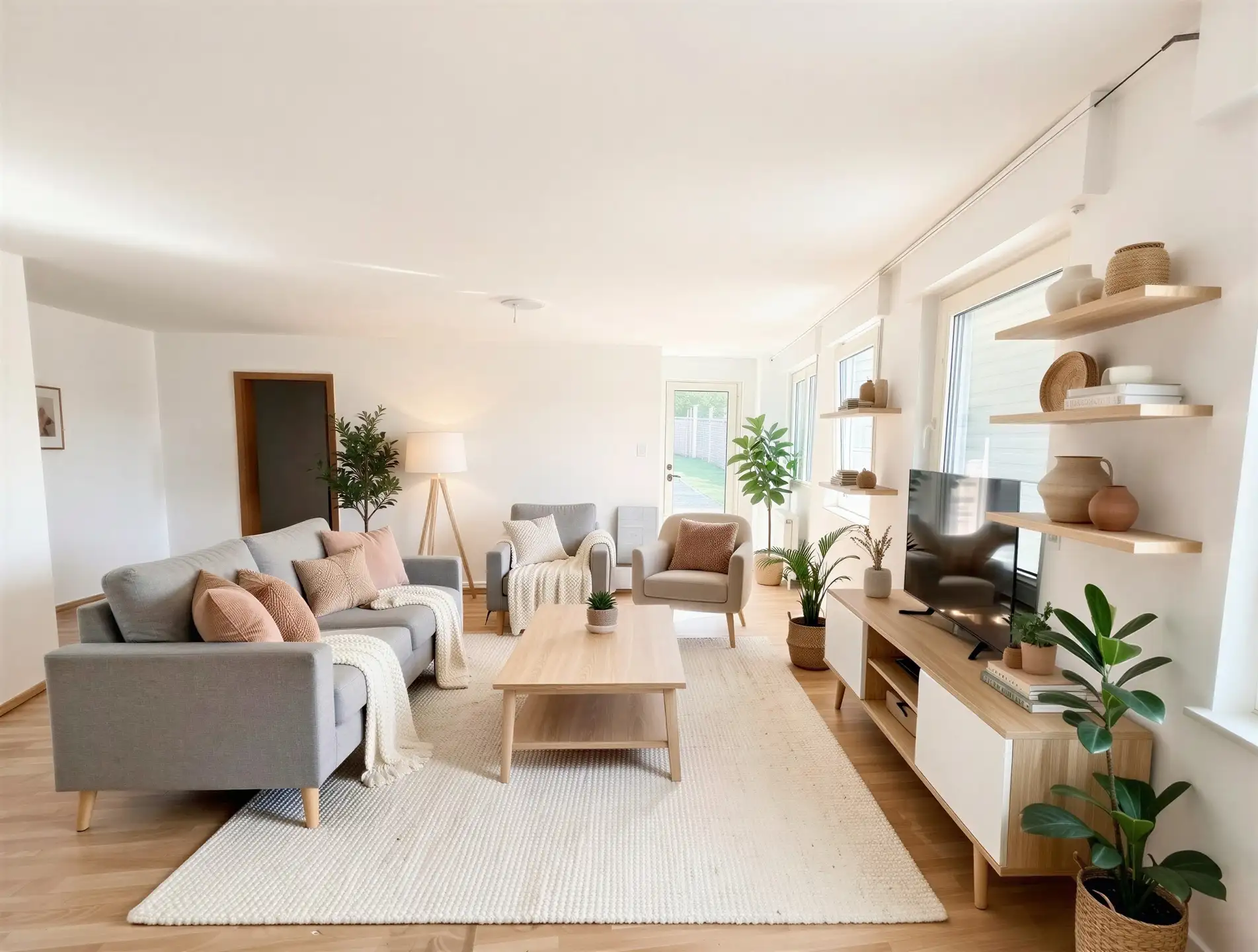 Raum nachher mit Home-Staging